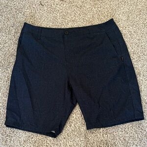 Oakley Men's Performance Fit Dark Blue Flat Front Shorts